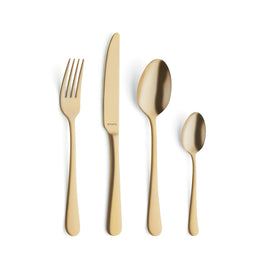 Amefa - Austin 24-teiliges Besteckset für 6 Personen - Mattgold Amefa - Austin 24-delige Bestekset 6 Personen - Mat Goud Bestekset Amefa