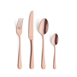 Amefa - Austin 24-teiliges Besteckset für 6 Personen - Mattkupfer Amefa - Austin 24-delige Bestekset 6 Personen - Mat Koper Bestekset Amefa