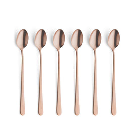 Amefa - Austin 6 Latte-Löffel - Mattkupfer Amefa - Austin 6 Latte Lepels - Mat Koper Latte lepels Amefa