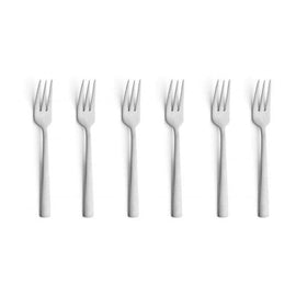 Amefa - Ventura 6 Gebäckgabeln - Mattsilber Amefa - Ventura 1924 6 Cake Forks in window box Amefa