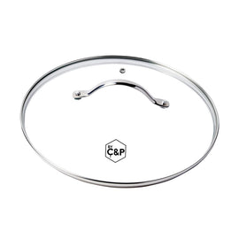 Von C&P – Glasdeckel 28 cm By C&P - Glazen deksel 28 cm Pannendeksel By C&P