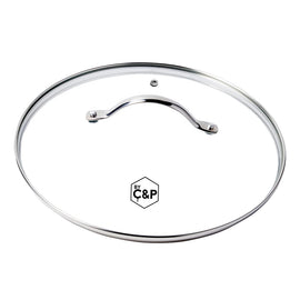 Cook & Pan - Glasdeckel 30 cm By C&P - Glazen deksel 30 cm Pannendeksel By C&P