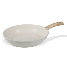 Cook & Pan - Go Elfenbeinfarbene Bratpfanne 28 cm By C&P - Go Ivory Koekenpan 28 cm Koekenpan By C&P