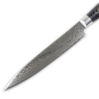 Damast Pakka Wood - Damascus Vleesmes 20 cm Keukenmessen Shinrai Japan
