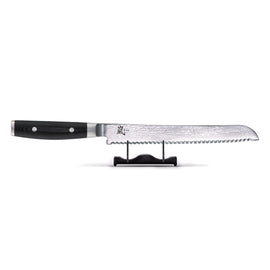 Yaxell - Ran Brotmesser 23 cm Japans Yaxell Ran Broodmes 23 cm 69 laags roestvrij damast staal met canvas-micarta heft Broodmes Yaxell