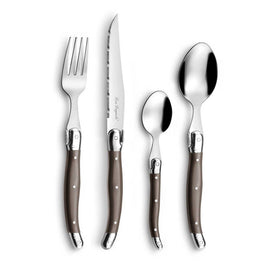 Lou Laguiole - Tradition 24-teiliges Besteckset - Pfeffer Lou Laguiole - 24-pc cutlery set in open window box - pepper Bestekset Lou Laguiole