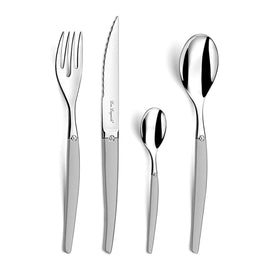 Lou Laguiole – Jet 24-teiliges Besteckset – Satin Lou Laguiole - Jet 24-delige Bestekset- Satijn Bestekset Lou Laguiole