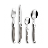 Lou Laguiole - Tradition 24-delige Bestekset - Taupe Bestekset Lou Laguiole
