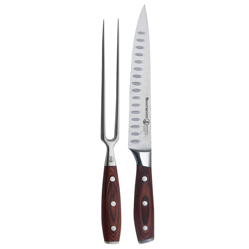 Messermeister - avanta 2 piece pakkawood kullenschliff carving set Messermeister