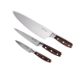 Messermeister - Avanta 3-teiliges Pakkaholz-Starterset Messermeister - avanta 3 piece pakkawood starter set Messermeister