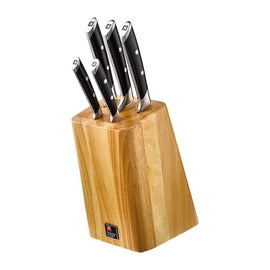 Richardson Sheffield - R Vision 5-teiliges Messerset mit Block - Holz Richardson Sheffield - R Vision 5-Delige Messenset met Blok - Hout Messenset met blok Richardson Sheffield