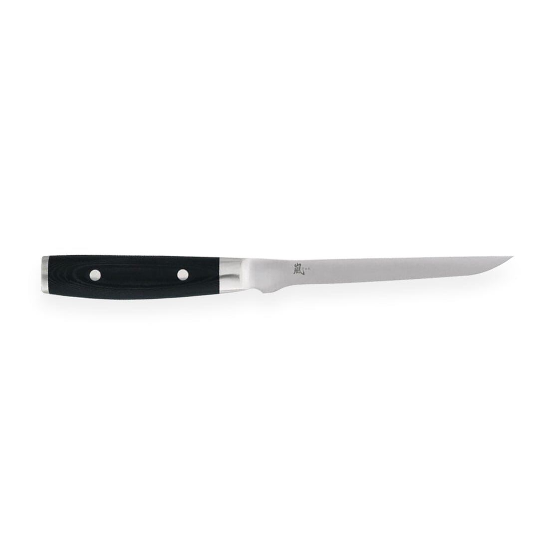 Yaxell Ran Fileermes flexibel 23 cm roestvrijstaal met canvas-micarta heft Yaxell