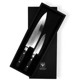 Yaxell - Zen 2-teiliges Messerset Yaxell Zen - Japanse Giftset 2-delig 37 laags damast roestvrijstaal Messensets Yaxell