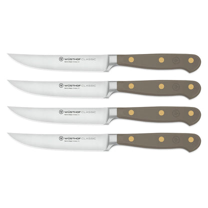 Wusthof - Classic Steakmessenset 4-delig Velvet Oyster
