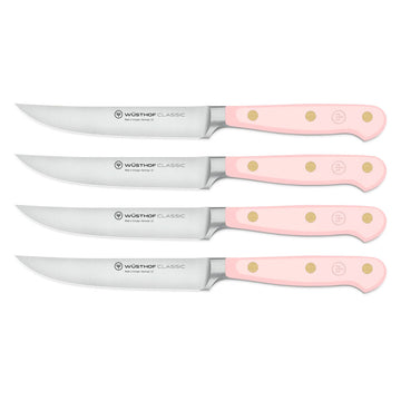Wusthof - Classic Steakmessenset 4-delig Pink Himalayan Salt