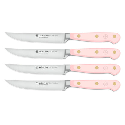 Wusthof - Classic Steakmessenset 4-delig Pink Himalayan Salt