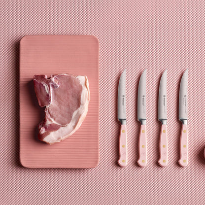 Wusthof - Classic Steakmessenset 4-delig Pink Himalayan Salt