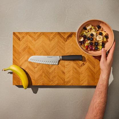 Wüsthof - Partner Santoku halber Kropf, mit Mulden 17 cm