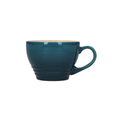 LeCreuset - Große Cappuccinotasse Deep Teal 0,4l