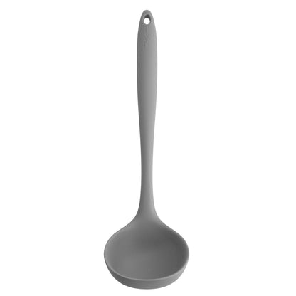 Outils2Cook - Cuillère à Soupe en Silicone Gris Muscade