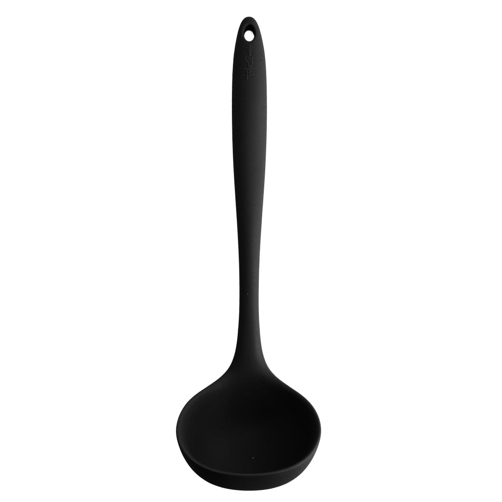 Outils2Cook - Cuillère à Soupe en Silicone Poivre Noir