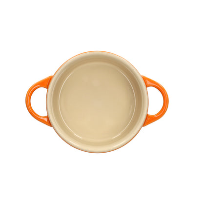 LeCreuset - Mini-Rôti-/ Faitout Orange-rouge 10cm 0.2l