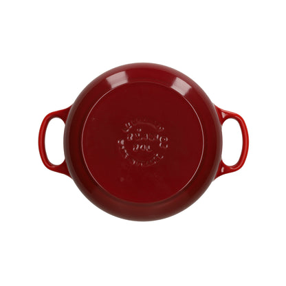 Le Creuset - Braten- / Schmortopf Signature rund Kirschrot 24cm 4,2l