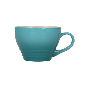 LeCreuset - Große Cappuccinotasse Karibikblau 0,4l