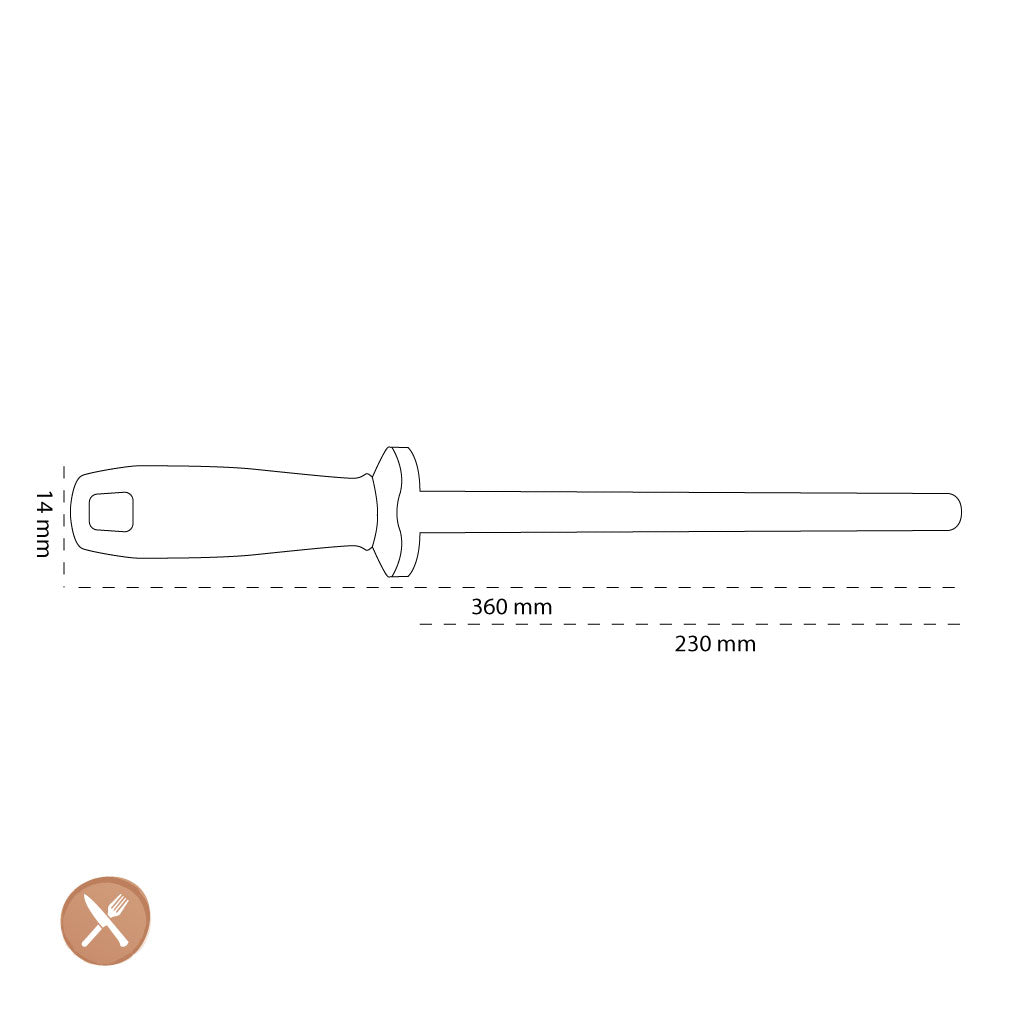 Zwilling - Keramik-Rutschstange 230 mm