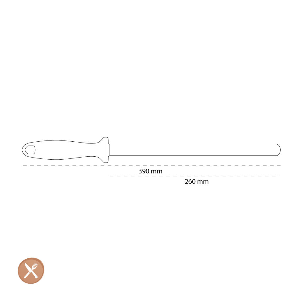 Zwilling - Wetzstahl Diamantschärfer 260 mm