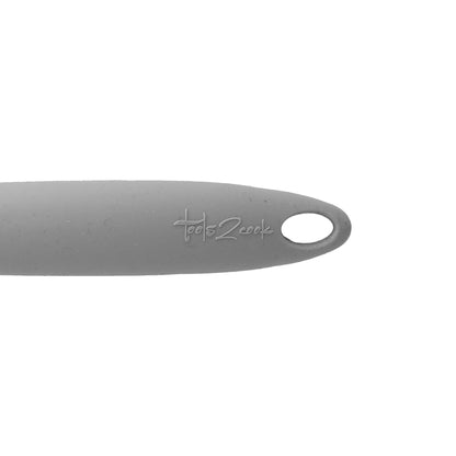 Outils2Cook - Cuillère Wok en Silicone Gris Muscade