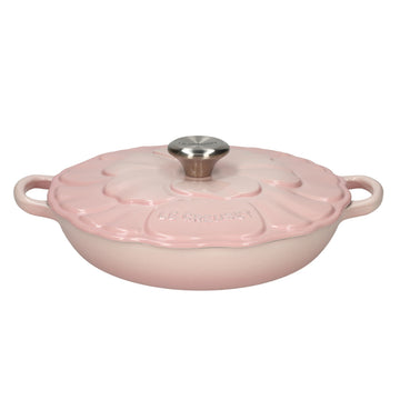 Le Creuset - Signature Campagnard Kasserolle Blossom 26 cm Muschelrosa