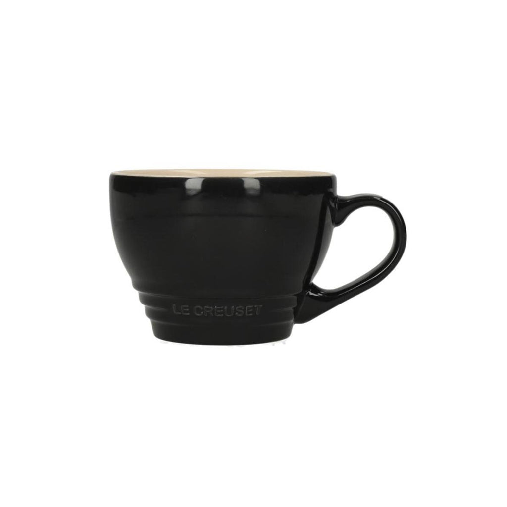 LeCreuset - Große Cappuccinotasse Ebenholzschwarz 0,4l