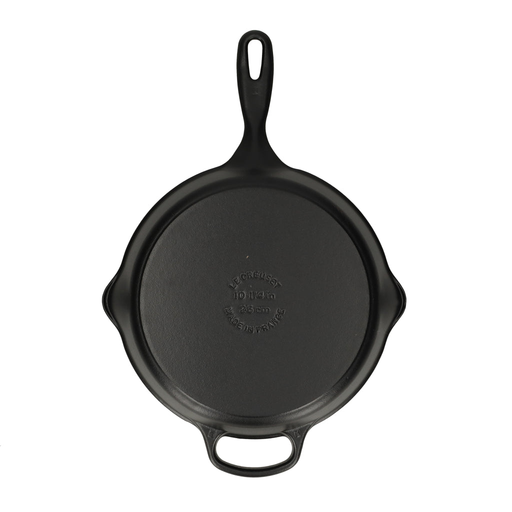 LeCreuset - Poêle Signature ronde haute Noir Mat 26cm