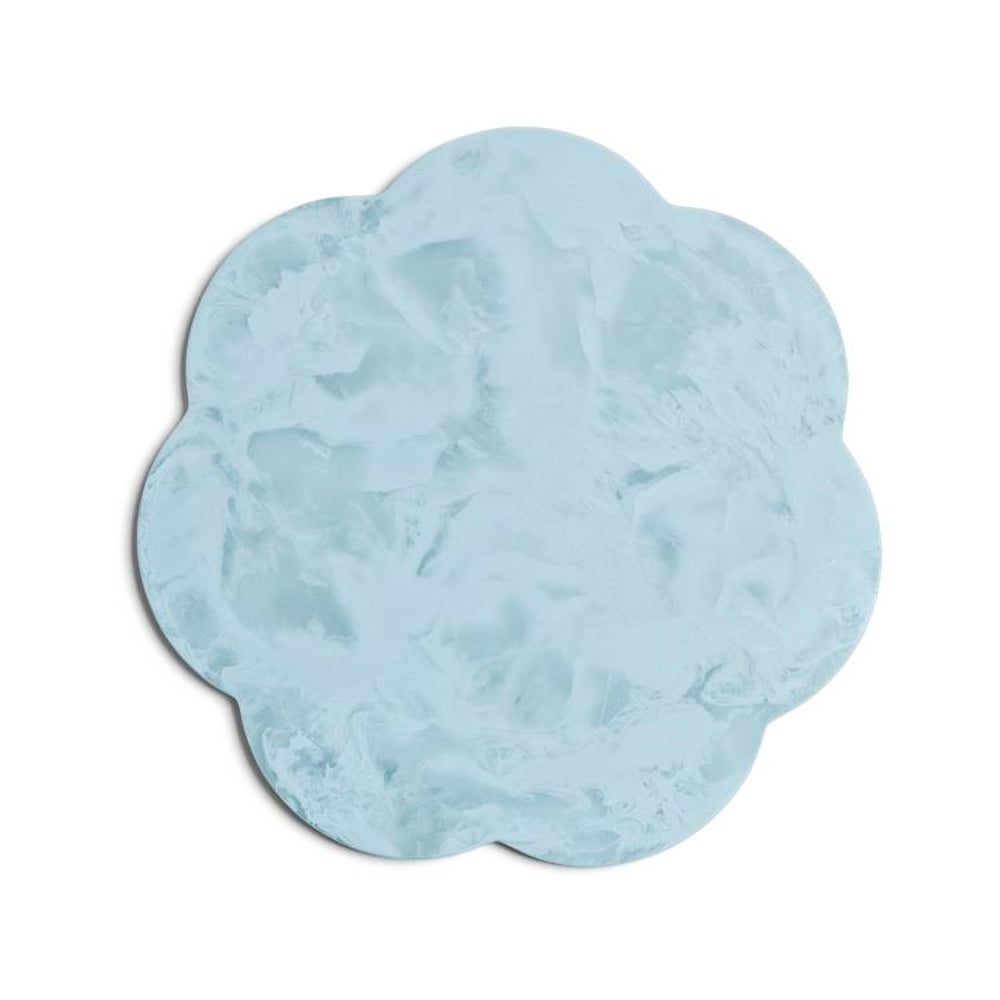 Addison Ross - Servierplatte - Scallop Blue