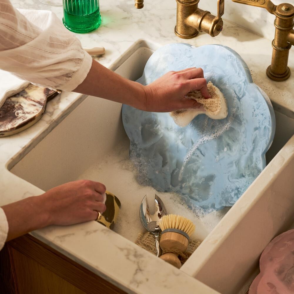 Addison Ross - Servierplatte - Scallop Blue