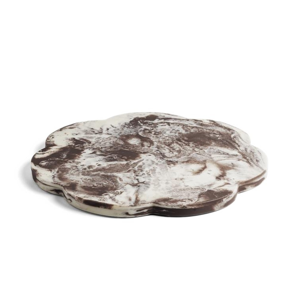 Addison Ross - Servierplatte - Scallop Chocolate