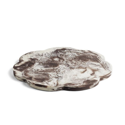 Addison Ross - Servierplatte - Scallop Chocolate