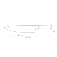 Shinrai Knives - Eclipse Series Damascus Kochmesser 20 cm