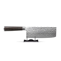 Shinrai Knives - Chinesisches Kochmesser aus gehämmertem Damast BR - 18 cm