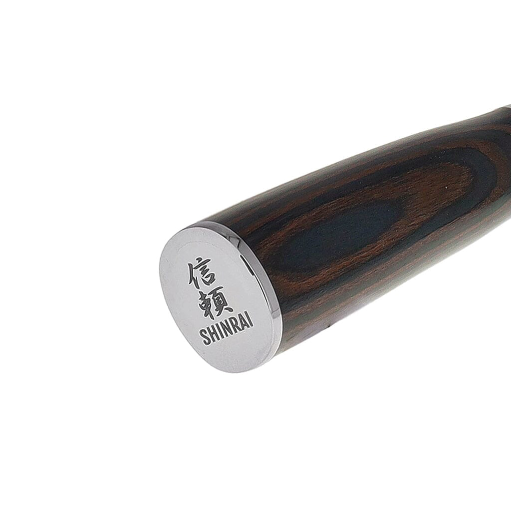 Shinrai Knives - Couteau de chef chinois imprimé Damas 18 cm