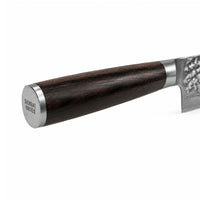 Shinrai Knives - Hammered Damask BR 3-teiliges Messerset - Kochmesser + Nakiri + Santoku