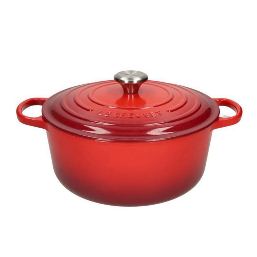 Le Creuset - Braten- / Schmorpfanne Signature rund Kirschrot 20cm 2,4l