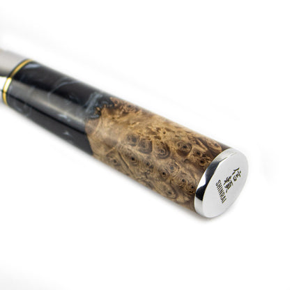 Shinrai Japan - Ensemble de 6 couteaux Damas imprimés Epoxy Onyx Damascus