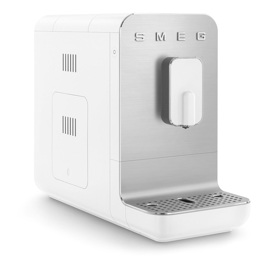 Smeg - Machine à expresso | Blanc mat | Contemporain | Machine à café automatique