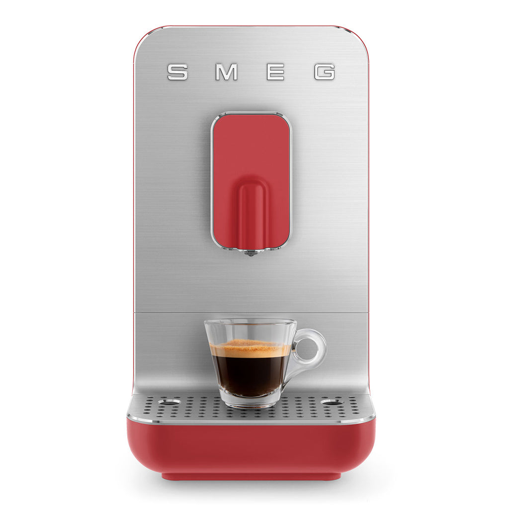 Smeg - Machine à expresso | Rouge | Contemporain | Machine à café automatique