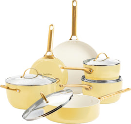 GreenPan - Padova Sunshine Yellow 10-teiliges Pfannenset
