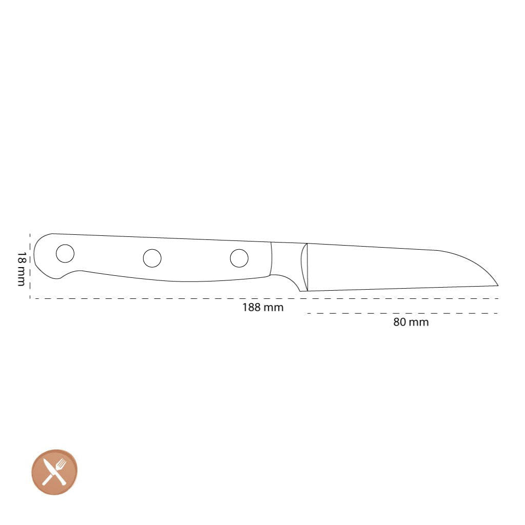 Zwilling - Prof S Gemüsemesser 80 mm