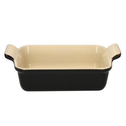 LeCreuset - Rechteckige Auflaufform Ebenholzschwarz 32x24cm 3,1l