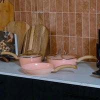 Ensemble de 2 poêles à frire Cook &amp; Pan - Blush